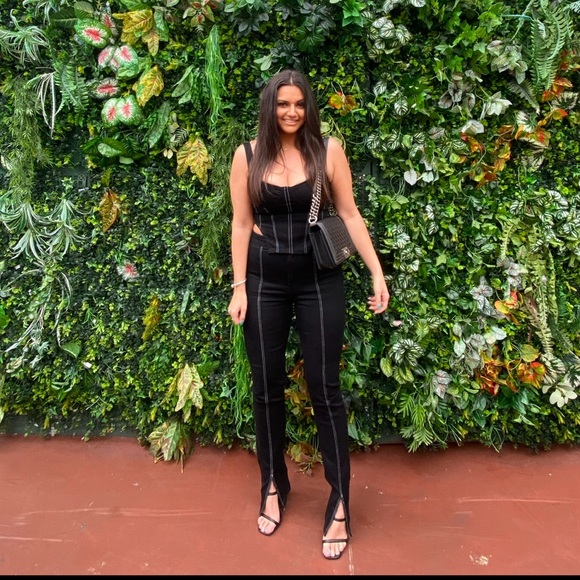 Zara Denim - Black denim flare out pants from Zara